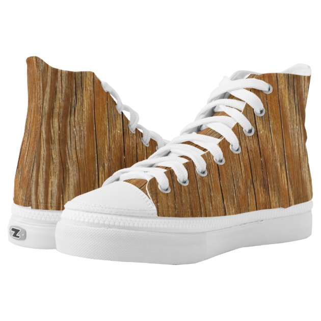 Wood Grain Printed Shoes | Zazzle.com