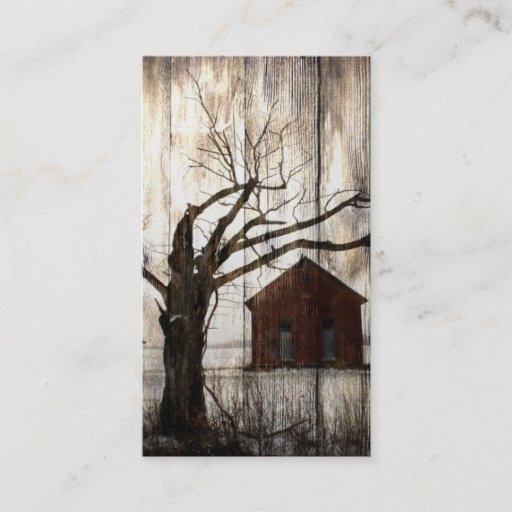 Customizable Rustic Country Business Card