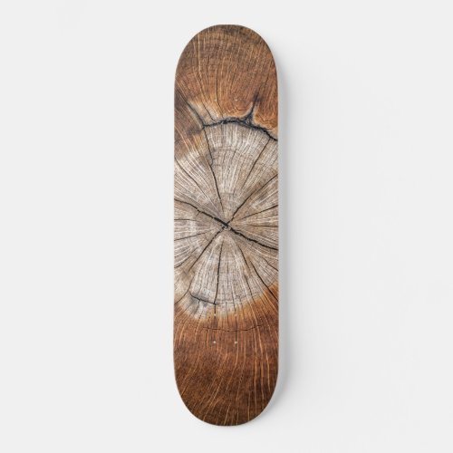 Wood Grain Skateboard Deck
