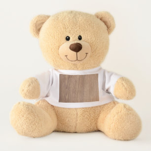 Wood Grain Teddy Bear