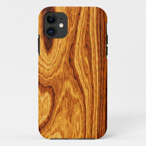 Wood Grain Texture Background iPhone 11 Case