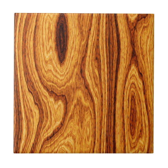 Wood Grain Texture Background Ceramic Tile (Front)