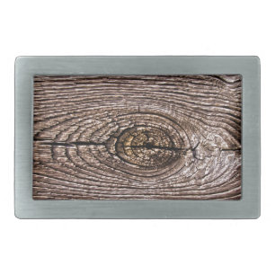Wood Grain Texture Belt Buckle