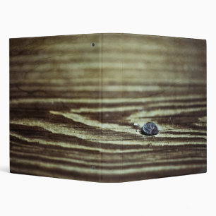 Wood Grain Texture by Shirley Taylor 3 Ring Binder