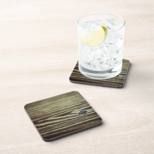 Wood Grain Texture by Shirley Taylor Beverage Coaster