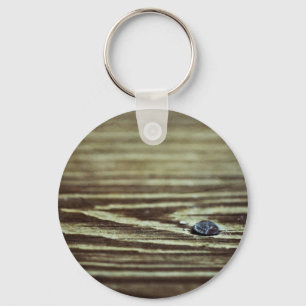 Wood Grain Texture by Shirley Taylor Keychain