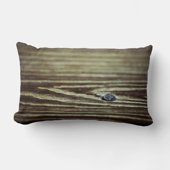 Wood Grain Texture by Shirley Taylor Lumbar Pillow (Front)