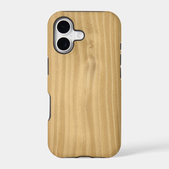 Wood Grain Texture Iphone Case (Back)