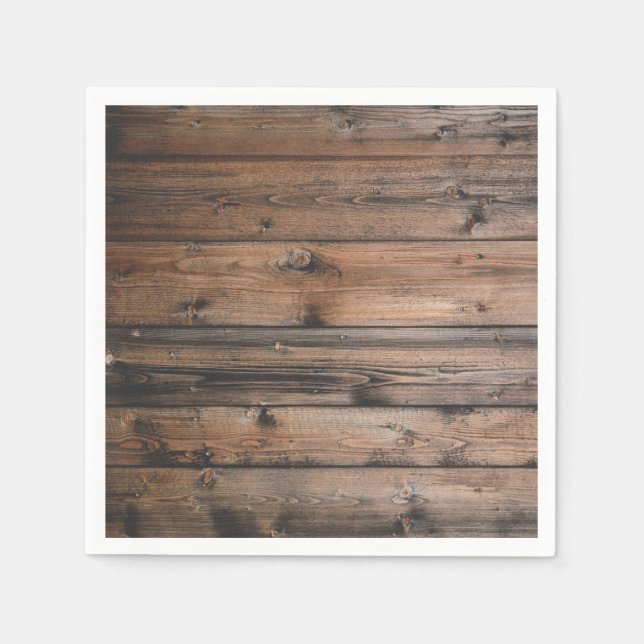 Wood Grain Texture Napkins (Front)