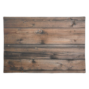 Wood Grain Texture Placemat