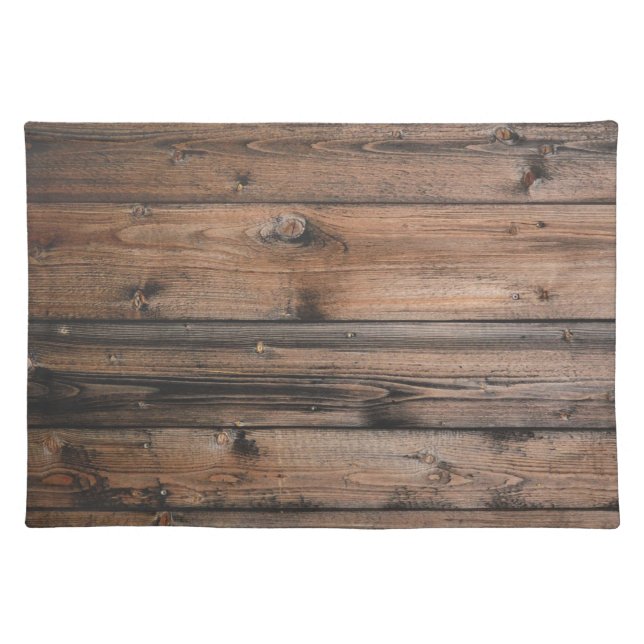 Wood Grain Texture Placemat (Front)