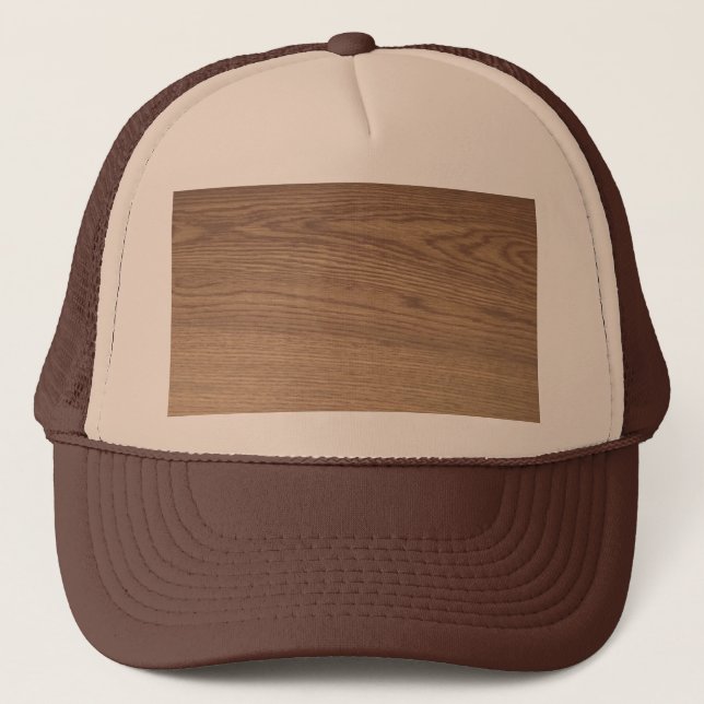Wood Grain Trucker Hat  (Front)