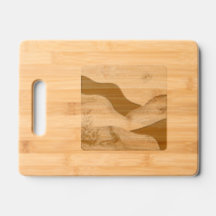 Wood Grain Waves Cutting Board