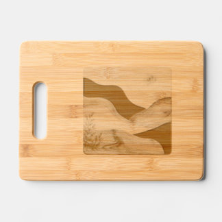 Wood Grain Waves Cutting Board