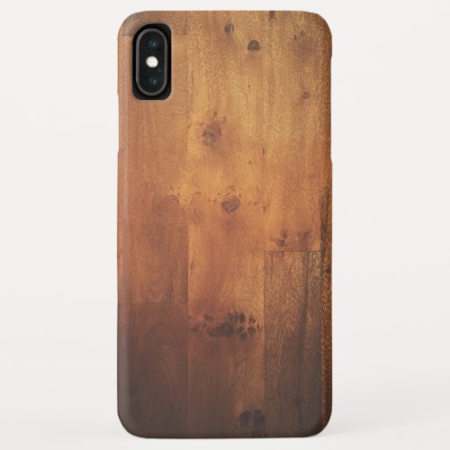 Wood Grain Woodgrain Wood Look Pattern iPhone XS Max Case