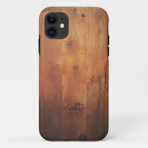 Wood Grain Woodgrain Wood Look Pattern iPhone 11 Case