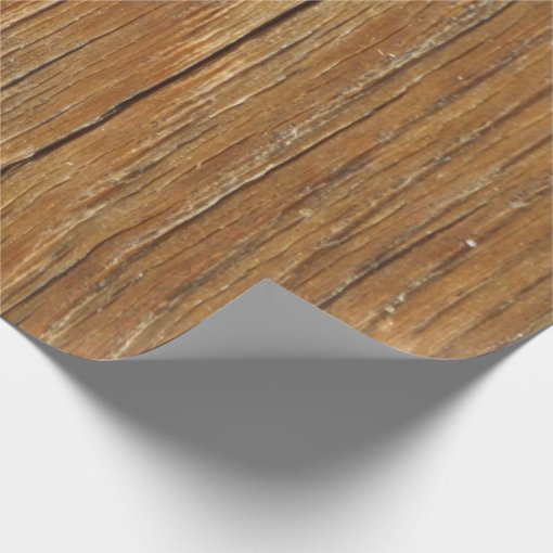 Wood Grain Wrapping Paper Zazzle