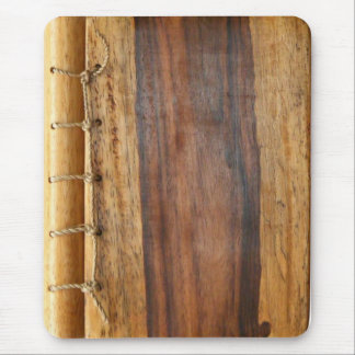Wood Grained Laced Mouse Pad
