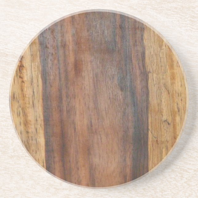Wood Grained Sandstone Coaster (Front)