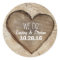 Wood Heart Rustic Wedding