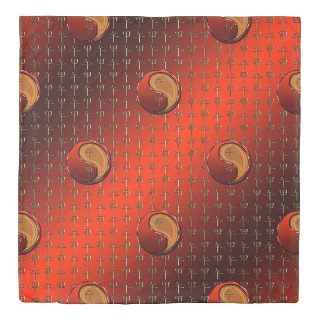 Wood Horse Duvet Cover (Front)