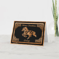 WOOD HORSE SILHOUETTE