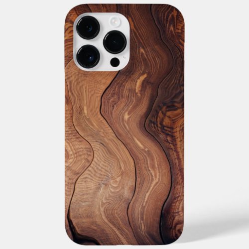 Wood In Motion Pattern Rustic Natural Stylish Case_Mate iPhone 14 Pro Max Case
