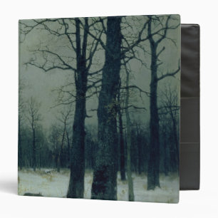 Wood in Winter, 1885 3 Ring Binder