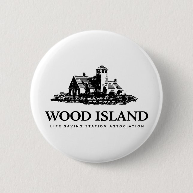 Wood Island Life Saving Station Assoc Pinback Button (Front)