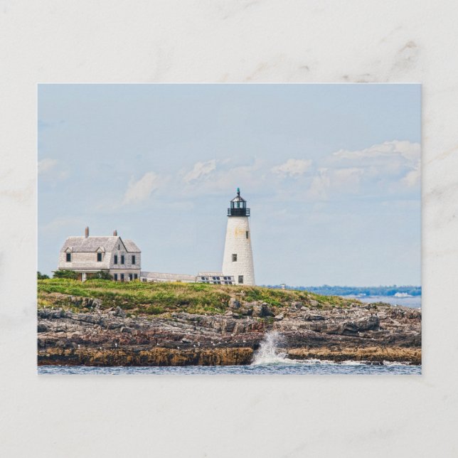 Wood Island Light Postcard (Front)