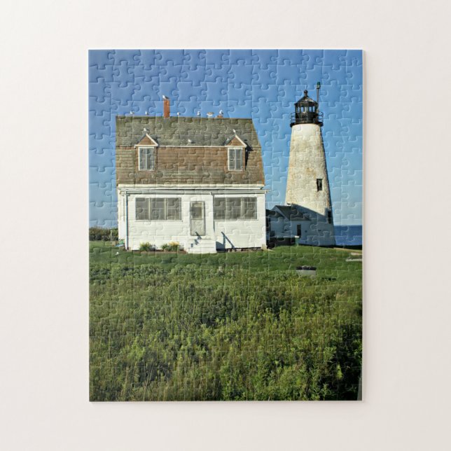 Wood Island Lighthouse, Maine Jigsaw Puzzle (Vertical)
