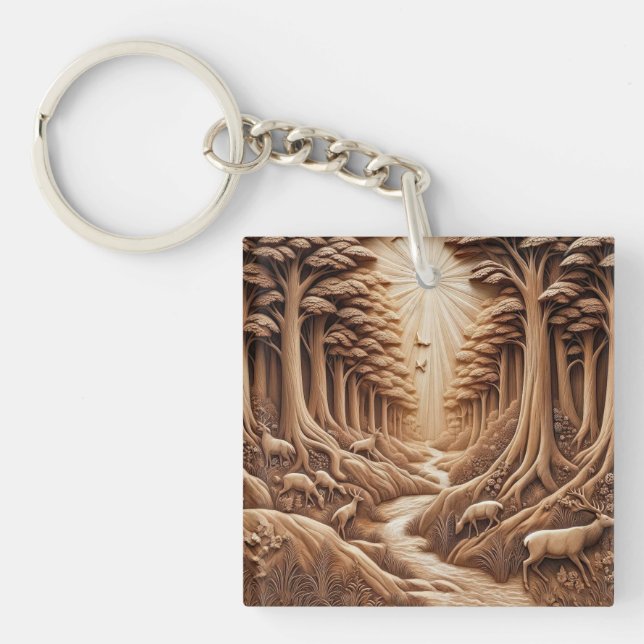 Wood Keychain (Front)