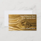 wood knot grain background texture business card (Front/Back)