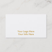 wood knot grain background texture business card (Back)