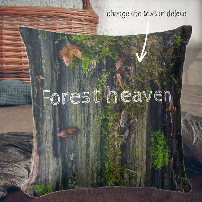 Wood life  throw pillow (Creator Uploaded)