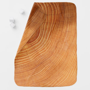 WOOD LOG CUT BABY BLANKET