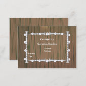 Wood-Look and Nails Business Card (Front/Back)