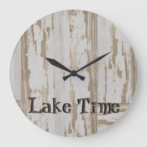 Wood Look Clock