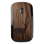 Wood Look Custom Wireless Mouse (Front)