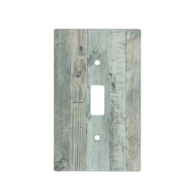 Wood look light switch cover (Front)