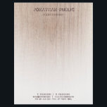 Wood Look Template Elegant Distressed Text Letterhead<br><div class="desc">Wood Look Template Elegant Distressed Text Letterhead.</div>