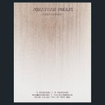 Wood Look Template Elegant Distressed Text Letterhead<br><div class="desc">Wood Look Template Elegant Distressed Text Letterhead.</div>