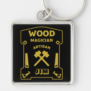 Wood Magician  Keychain
