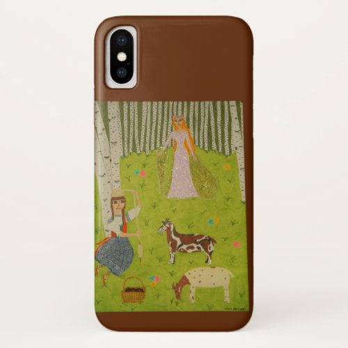 Wood Maiden iPhone 3G Case_Mate iPhone X Case