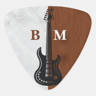 Wood & Marble Guitar Pick