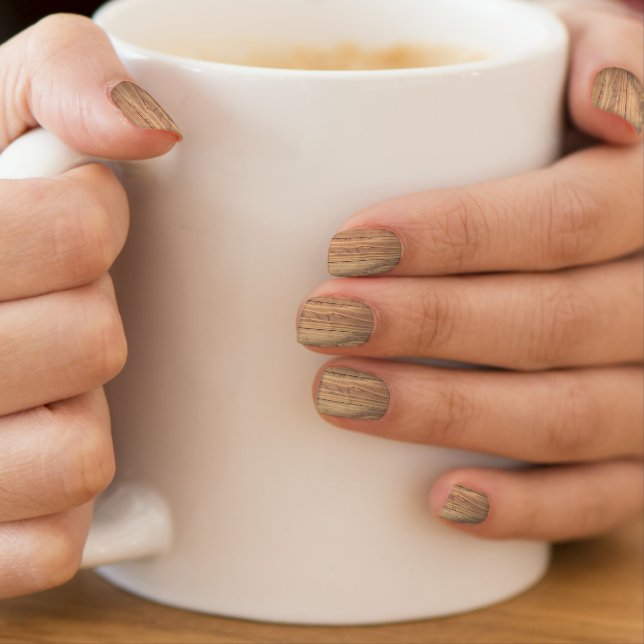 Wood Nail Art Decals (Insitu - Mug)