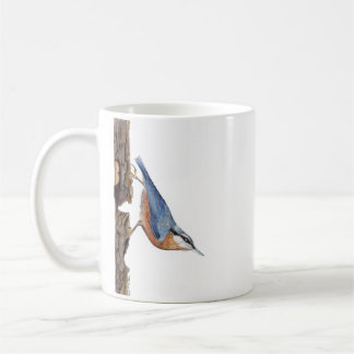 Wood Nuthatch Bird (Sitta Europaea) Mug