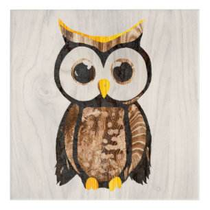 Wood Owl Acrylic Print