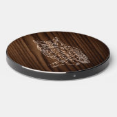 Wood Owl Wireless Charger (Front 2)