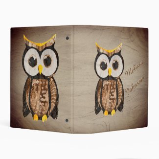 Wood Owl with big eyes